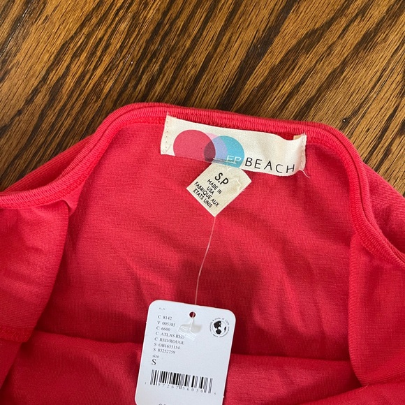 NWT Free People Beach Red Backless Dress - Picture 4 of 5